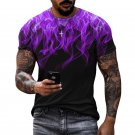 Men's T-shirt Summer 3D Print Smoke Top T shirts Plus Size Short Sleeve Casual Clothes