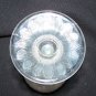 Northwood White Carnival Glass Cornvase-Damaged