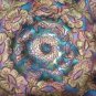 Fenton Two Flowers Carnival Glass Bowl