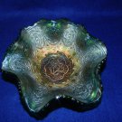 Fenton Green 6 inch Persian Medallion Bowl