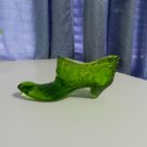 Degenhart Green Collectible Glass Shoe
