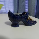 Dark Blue Porcelain Advertising Collectible Shoe