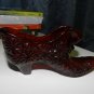 Fenton Cat Head Collectible Glass Shoe