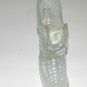 Boyd Pearl White Cat Head Collectible Glass Shoe