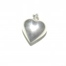 Sterling Silver Puffy Heart Charm