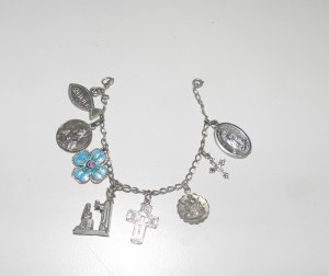 Catholic Religous Charm Bracelet