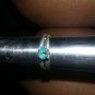 Sterling silver turquoise ring size 4 one of a kind
