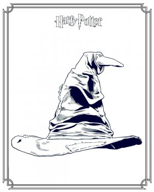 Harry Potter childrens coloring ebook 80+pages!
