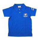 06 Kids Emblem Polo Shirt (Blue)