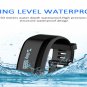 Black Smart Watch OLED Touch Screen Waterproof Health Wristband