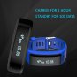 Black Smart Watch OLED Touch Screen Waterproof Health Wristband