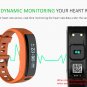 Orange Smart Watch OLED Touch Screen Waterproof Health Wristband