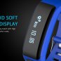 Blue Smart Watch OLED Touch Screen Waterproof Health Wristband