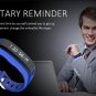 Blue Smart Watch OLED Touch Screen Waterproof Health Wristband