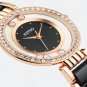 Kimio Rolling Crystal Diamond Gold Bracelet Women's Fashion Quartz-Watch