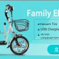 Family electric bicycle Tailg
