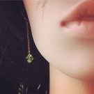 essem JAC "Customizable" Swarovski Crystals & Gold Filled Chain Drop Earrings