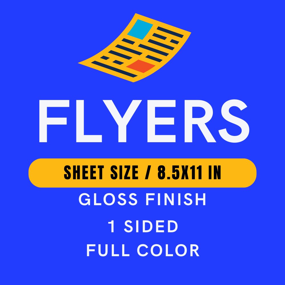 2500 Flyers / 8.5x11