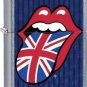 Zippo Classic Rolling Stone UK Flag Street Chrome Z370 Windproof Flint Lighter