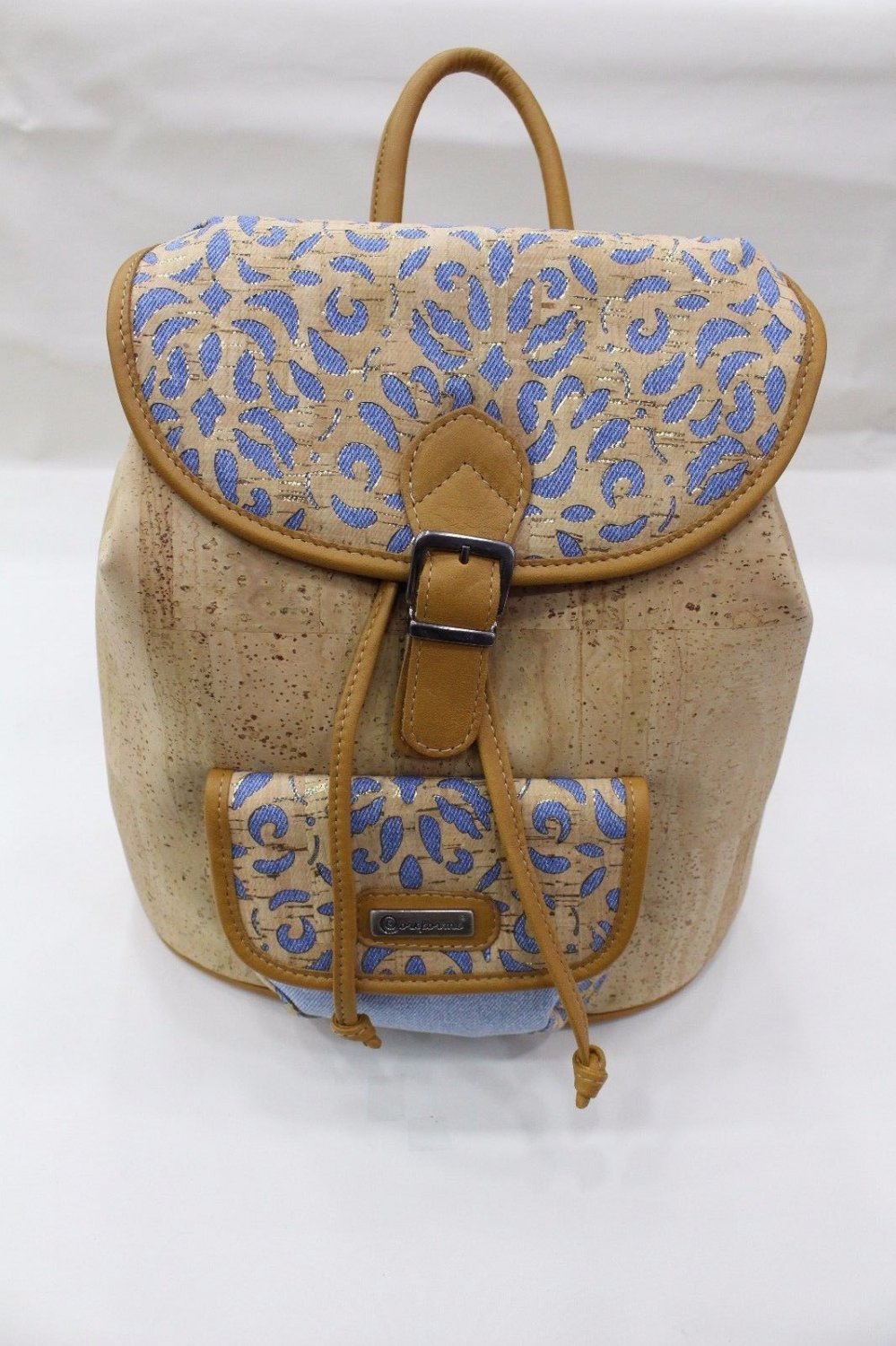 MEDIUM  BACKPACK PURSE WOMEN&Acirc;&acute;S CORK NATURAL GENUINE PORTUGUESE