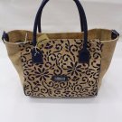 LADIES CORK TOTE BAG WOMEN´S CORK NATURAL GENUINE PORTUGUESE BLUE
