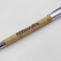 Fashion Cute Design Natural Genuine CORK ROLLER METAL PEN custom name