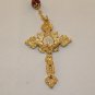 Rosary of Rich Widow - Red and Rose and Gold