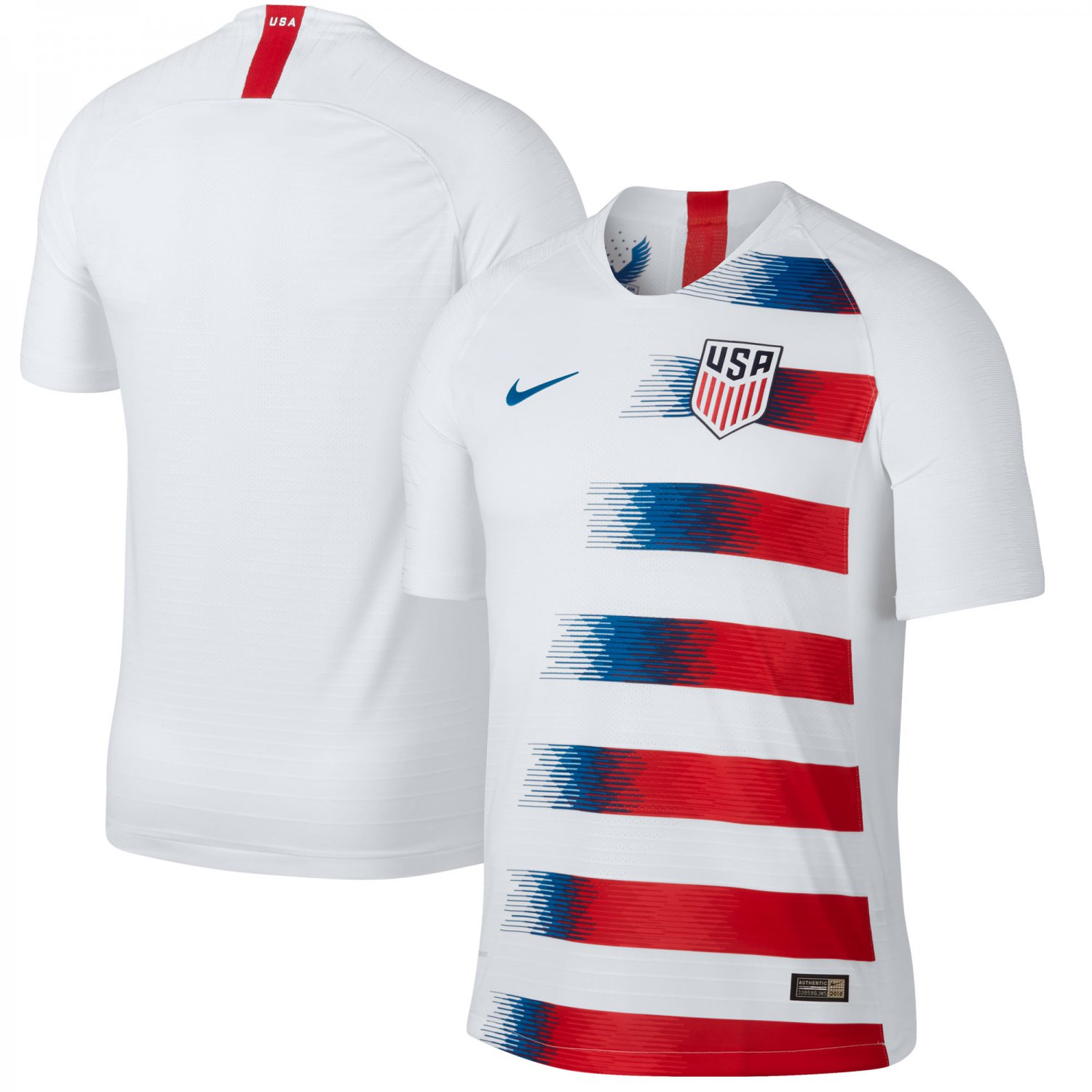 USMNT Soccer Home Jersey 2019 White Men's Soccer Stadium Shirt Team Uniform