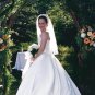 Elbow wedding veil WHITE