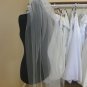 Fingertip wedding veil WHITE Ready to ship NEW