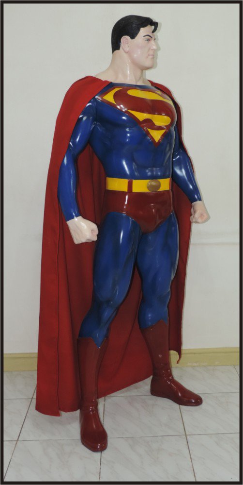 Custom Made Life Size Alex Ross Superman Statue Prop