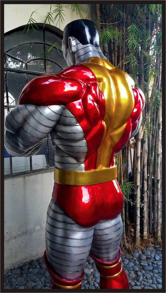 Custom Made Life Size XMen Colossus Superhero Statue Prop