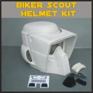Custom Made Star Wars Biker Scout Trooper Life Size Helmet Prop Kit