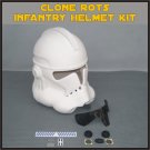 Custom Made Star Wars Clone Trooper ROTS Infantry Life Size Helmet Prop Kit