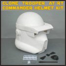 Custom Made Star Wars Clone Trooper AT-RT Commander Life Size Helmet Prop Kit