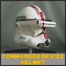 Custom Made Star Wars Clone Trooper Commander Bly Deviss Adult Size Helmet Prop