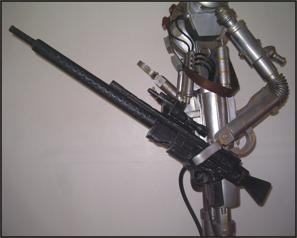 Custom Made Life Size Star Wars IG88 Bounty Hunter Droid Statue Prop