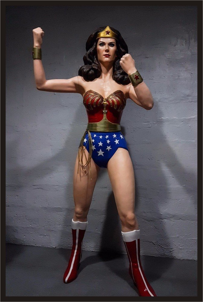 Custom Made Life Size Lynda Carter Wonder Woman Season 2 3 Statue Prop