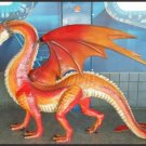 Custom Made Life Size 6-1/2' tall 9' long Dragon Statue SCA-LARP
