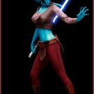 Custom Made Life Size Aayla Secura Life Size Statue Prop