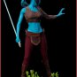 Custom Made Life Size Aayla Secura Life Size Statue Prop