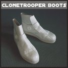Custom Made Clone Trooper Boots Sizes 7-14 Plain White or Colors