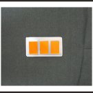 Custom Made Star Wars Imperial Officer Rank Bar Prop with Mag-lock Rogue-1: 3 Amber/Yellow