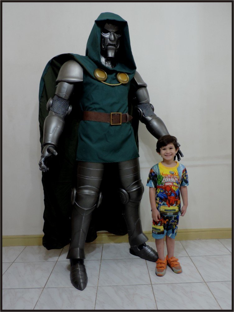 Custom Made Life Size Dr Doom Superhero Statue Prop