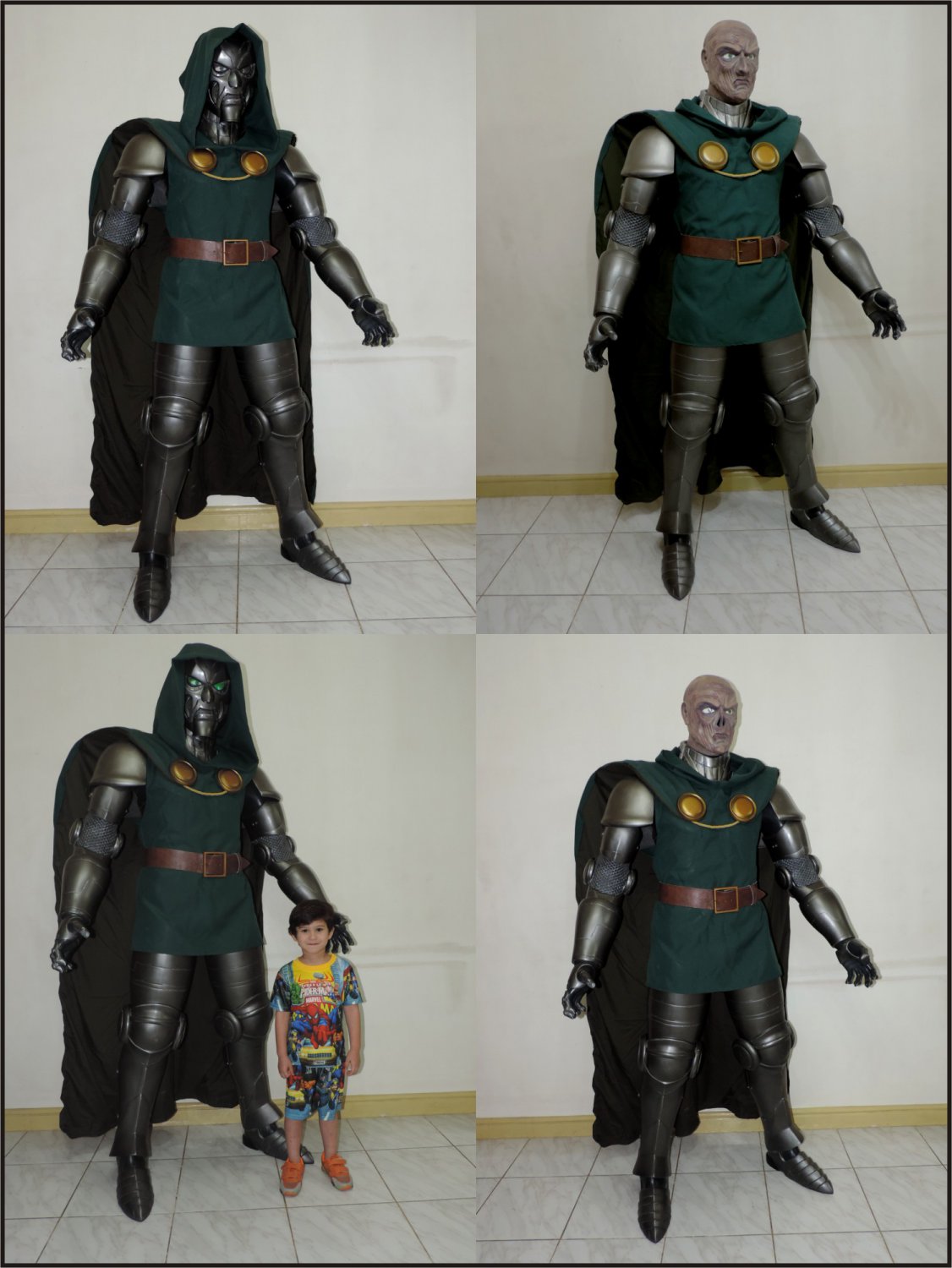 Custom Made Life Size Dr Doom Superhero Statue Prop