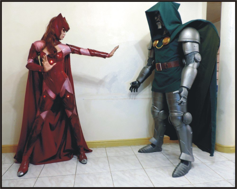 Custom Made Life Size Dr Doom Superhero Statue Prop