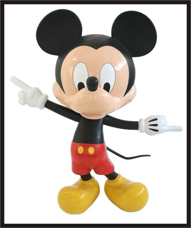 life size mickey mouse statue