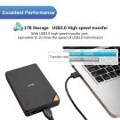 1TB Portable WiFi Hard Disk - Remote Storage, USB 3.0, App Support, 3800mAh
