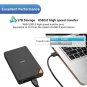 1TB Portable WiFi Hard Disk - Remote Storage, USB 3.0, App Support, 3800mAh