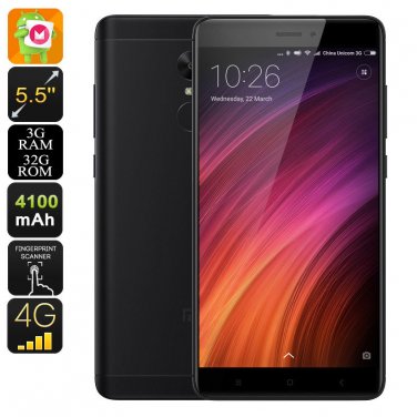 Xiaomi 5.5" Redmi Note 4X - 4GB/64GB MTK Helio X20 Deca Core, Touch ID Dual-Band